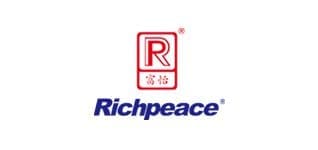Richpeace brand red logo