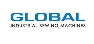GLOBAL industrial sewing machines blue logo