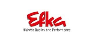 Red EFKA logo with quality tagline